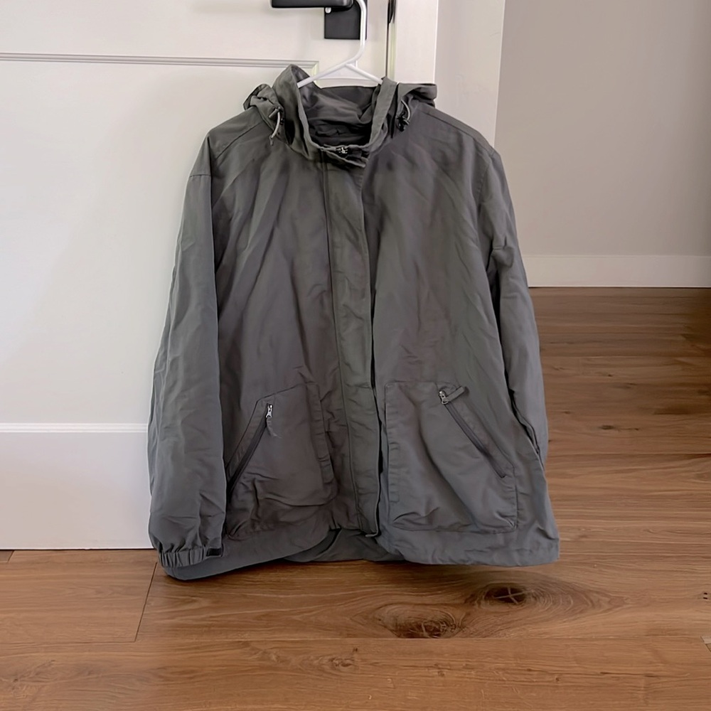 Lands End Outfitters lined rain jacket